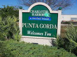 The Navigator's voice guided me over the Peace River Bridge to downtown Punta Gorda